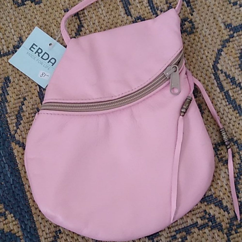 BNWT Handmade Leather Erda crossbody Purse